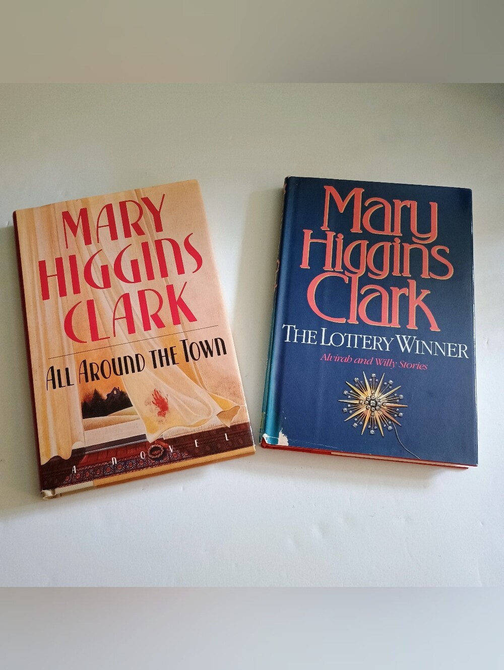Set of 2 Mary Higgins Clark Hardcover Books, Pre-owned
